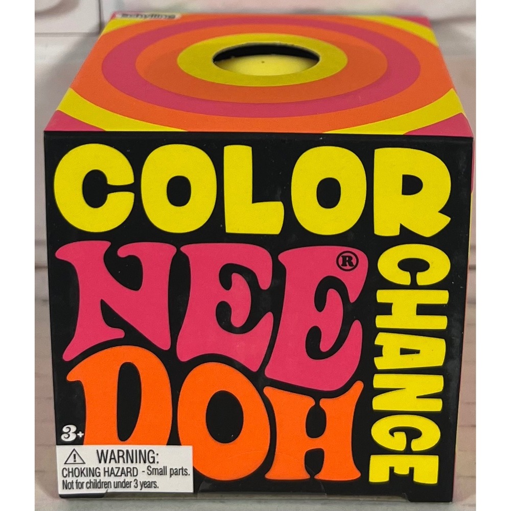 Schylling Color Change NeeDoh Stress Ball Unisex OS Yellow New‎ Fidget Toy
